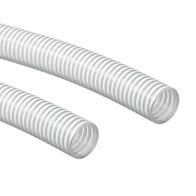 Furtun condens pentru aer conditionat, PVC, 16mm, pret /metru liniar, Alb - Transparent