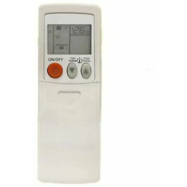 Telecomanda portabila pentru aer conditionat, functioneaza imediat, design compact, distanta de transmitere suficienta