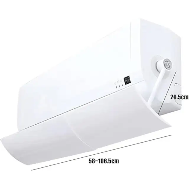 Deflector de aer pentru climatizare Supertina®, telescopic, lungime reglabila 58-106.5cm, universal