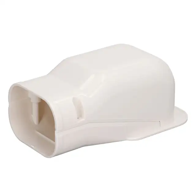 Husa pentru tuburi de aer conditionat, Enforose, PVC, 2 piese, usor de instalat, alb