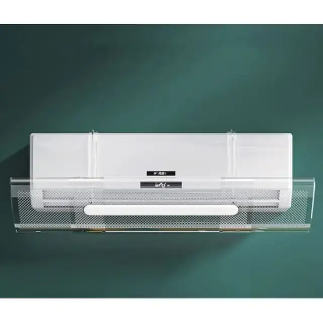 Deflector de Aer Transparent Premium pentru Aparate de Aer Conditionat, Reglare Sus-Jos, Dimensiune 18x53-94cm