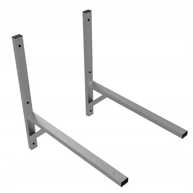 Suport pentru aer conditionat, MAT CHYRA, inox 1.4301, 600mm, set 2 bucati