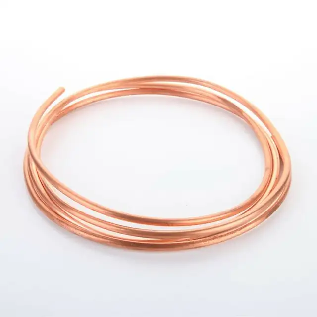 Teava de cupru pentru refrigerare, 2m, 3mm exterior x 2mm interior, rezistenta la temperaturi ridicate, utilizare in sisteme HVAC