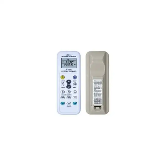 Telecomanda universala pentru aer conditionat, compatibila cu majoritatea brandurilor, ecran LCD mare, material durabil, distanta de operare 8m