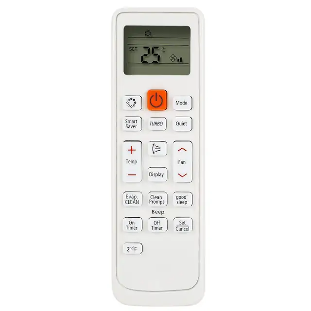 Telecomanda pentru aer conditionat, compatibila cu Haier/Samsung, 10x5x2cm, alb