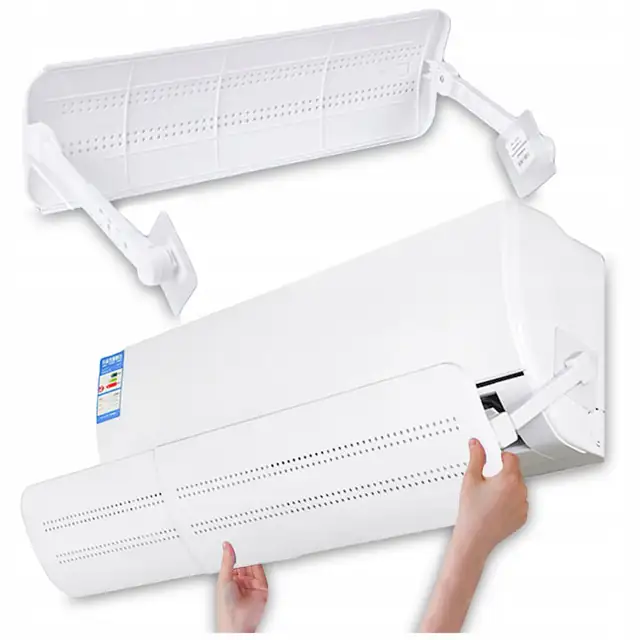 Deflector universal pentru aer conditionat Pixel, telescopic 56-108cm, alb