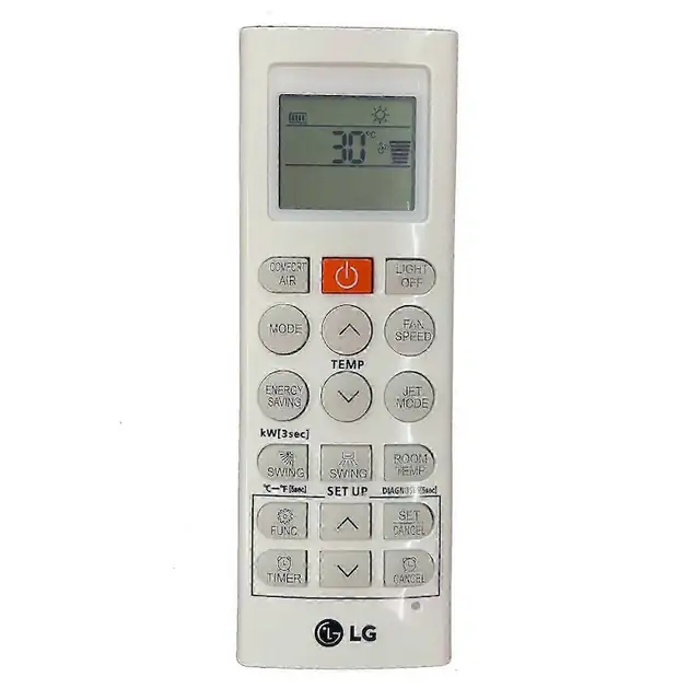 Telecomanda pentru aer conditionat LG, 433 MHz, ABS, 28x13.5x0.5cm