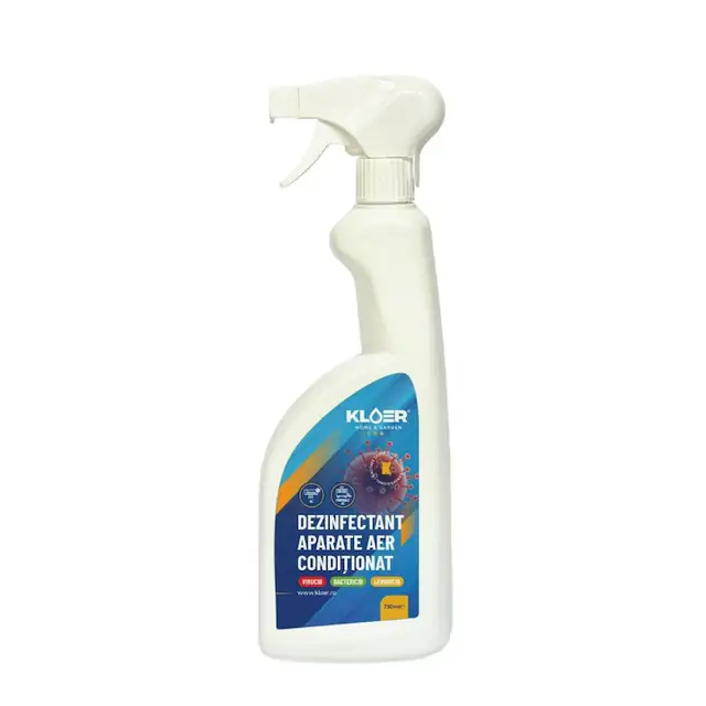 Dezinfectant pentru aer conditionat Kloer, proprietati virucide, bactericide si levuricide, 730 ml