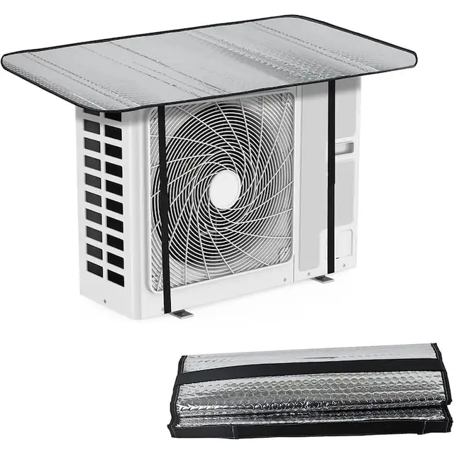 Protectie Unitate Exterioara Aer Conditionat - AC ClimaGuard Armor FONIX, Confort Termic, Protectie Impotriva Luminii, Temperatura Tinuta Sub Control, Fixare Ferma, Reduce riscul de Supraincalzire, Evita Suprasolicitarea, Argintiu
