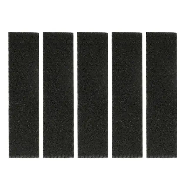 Set 5 filtre pentru aparat aer conditionat, compatibil cu Midea, bumbac, 215x50mm, negru