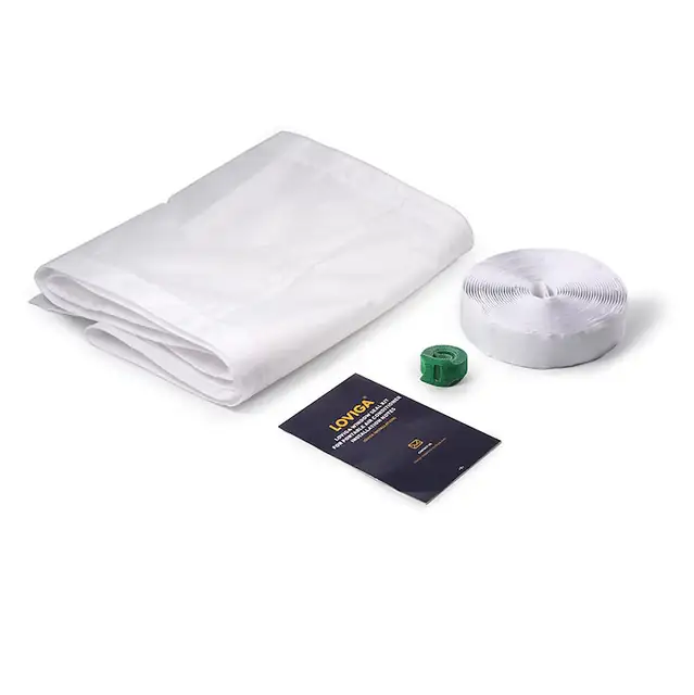 Husa protectie universala, pentru aparat aer conditionat portabil, SWJOYOL, alb, 25x162cm