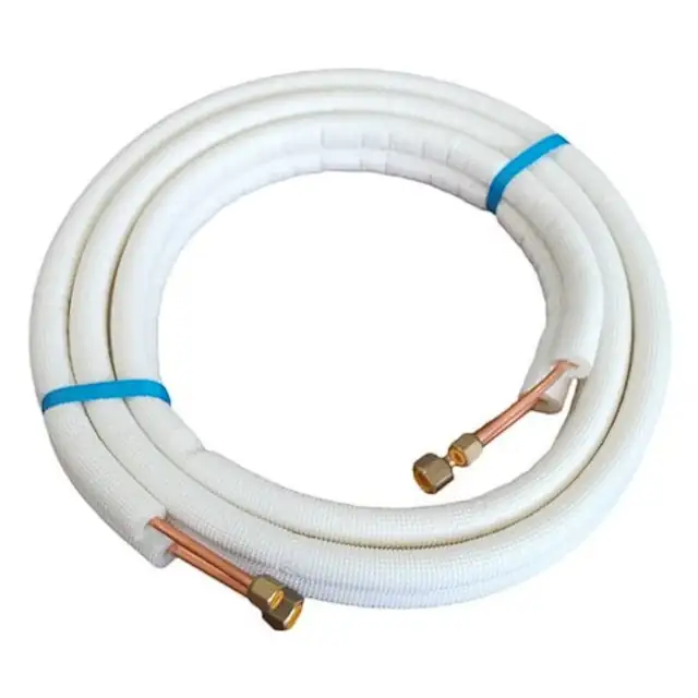 Traseu teava cupru izolata, aer conditionat 18.000 Btu, 4M, bercluita cu holender