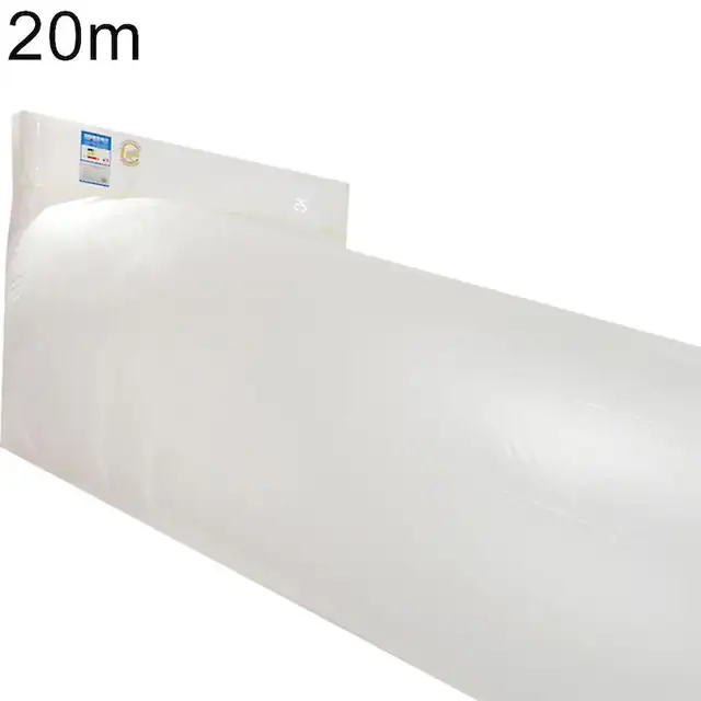 Tub de suflare pentru aer conditionat flexibil, polietilena, 20 m, transparent