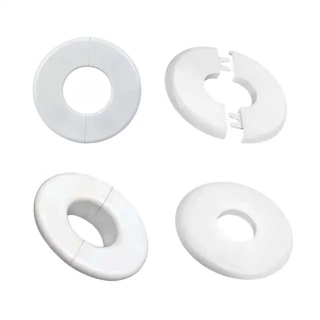 Capace de etansare pentru gauri de aer conditionat TREXORA, set de 4, alb, 53mm