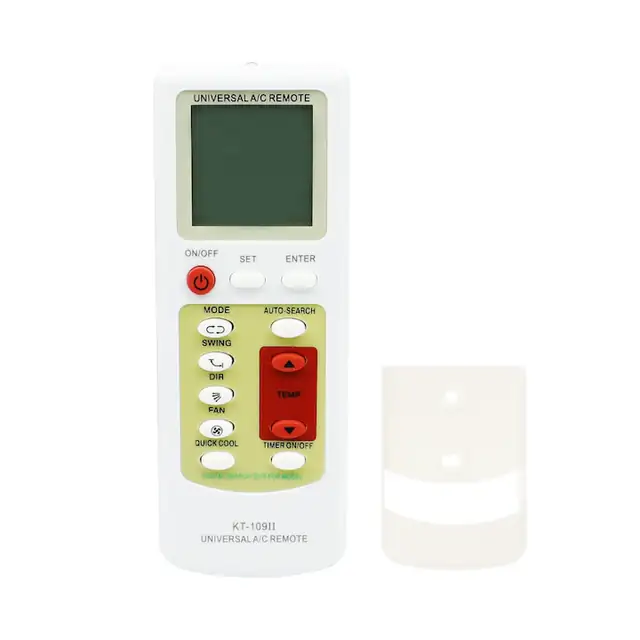Telecomanda universala pentru aer conditionat, plastic ABS, 15x5.5cm, negru