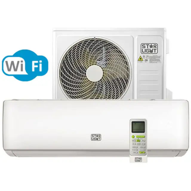 Aparat de aer conditionat Star-Light ACT-09WIFI, Control WiFi, 3D Inverter, 9000 BTU, Functie incalzire, Clasa A++, Display, Alb
