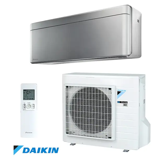 Aparat de aer conditionat inverter Daikin Stylish FTXA42BS + RXA42B, 14000 BTU, 33 m², A++ / A++, R-32, Gri