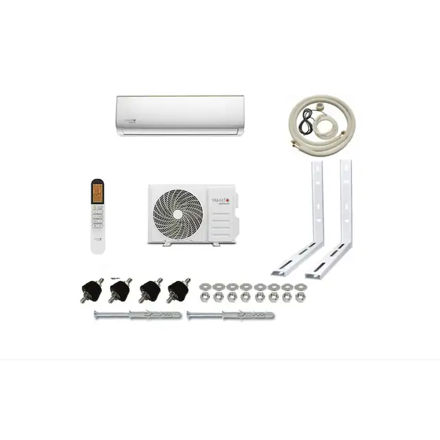 Aparat de aer conditionat Yamato Optimum 2025 YW09T2n Inverter 9000 BTU, AI Inverter Algorithm, Racirea Turbo, Auto-diagnoza, Flux inteligent 3D, Timer, Sleep Mode, WI-FI, kit complet montaj