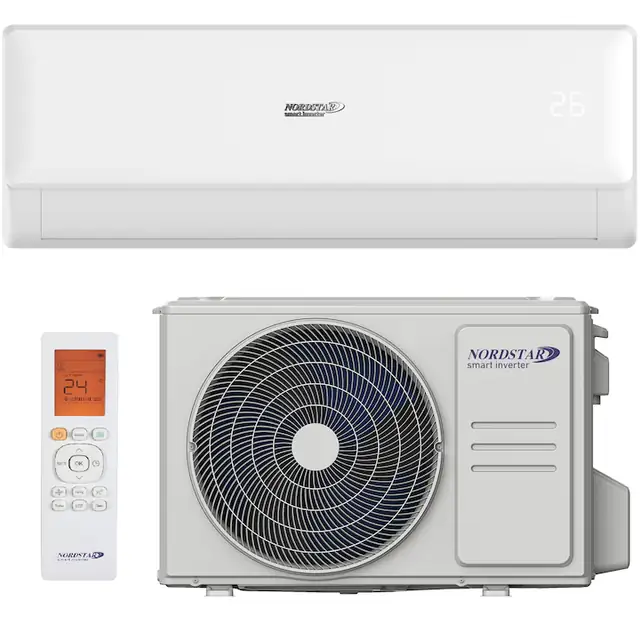 Aer conditionat Inverter Nordstar POLAR 18000 BTU, functionare la temperaturi de -25°C, smart kit WI-FI integrat in unitatea interna, clasa racire A++