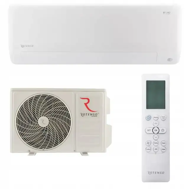 Aer conditionat Rotenso Revio 9000 BTU RO26Xi Wi-Fi Ready, Inverter, A++/A+, SEER 6.3, SCOP 4.0, filtru Cold Catalyst, incalzire -25°C