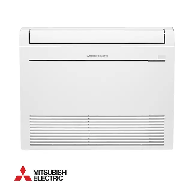 Aparat de aer conditionat inverter pentru podea Mitsubishi Electric MFZ-KT35VG + SUZ-M35VA, 12000 BTU, 30 m², A++, R-32, Alb