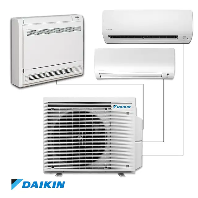 Unitate exterioara pentru sistem multi-split Daikin 3MXM40A, 14000 BTU, 28 m², Pana la 3 unitati interioare, A+++/A++, R-32, Alb
