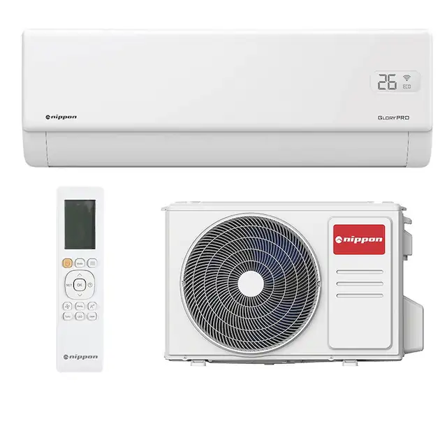Aparat de aer conditionat inverter Nippon KFR 12 GLORY PRO, 12000 BTU, 24 m², A+++, Wi-Fi, R-32, Alb