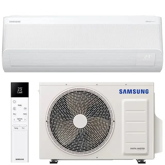 Aer condiționat Samsung WindFree Comfort S2, 12000 BTU, Alb, Wi-Fi, Filtru Tri-Care