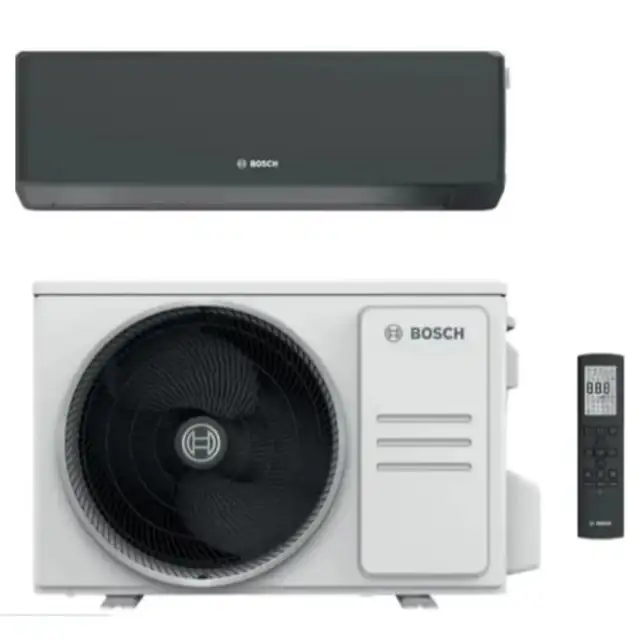 Aer conditionat BOSCH Climate 7000i, 18000 BTU, A+++/A+++, Inverter, Functie Incalzire, Wi-Fi inclus, Negru - BOSCH 7733702581 + 7733703059