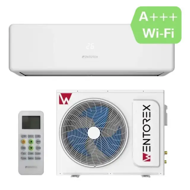 Aparat de aer condiționat split WENTOREX Colorado 12000 BTU, Wi-Fi, eficiență A+++, încălzire -25°C