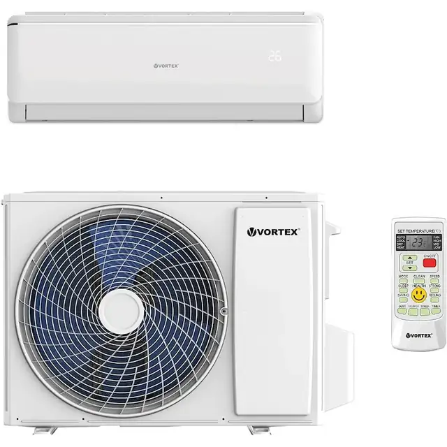 Aer conditionat VORTEX VAI1223FFWOKWR, 12000 BTU, A++/A+, Functie incalzire, Dezumidificare, iFeel, alb