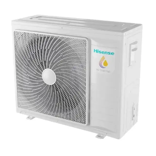 Unitate exterioara tip split cu pompa de caldura Hisense AHW-060HCDS1 Hi-Therma de 6 kw, Alb