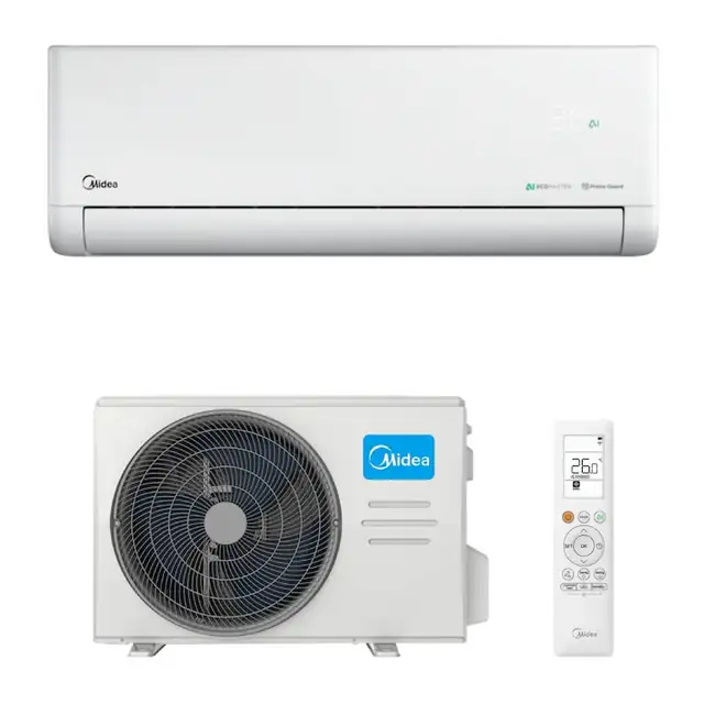 Aparat de aer conditionat Midea Solstice EZ-18RD6-MX4H-18RD6 Inverter 18000 BTU, Wi-Fi, AI EcoMaster, 180° Air Flow, Air Magic+, Prime Guard, i-Sleep