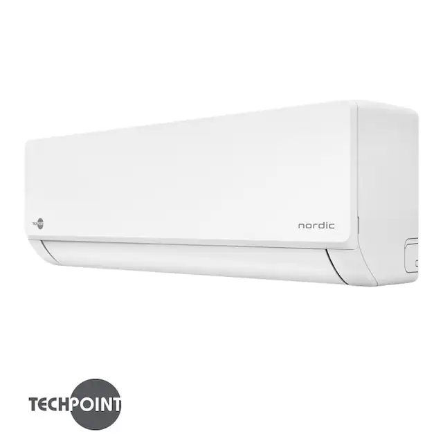 Aparat de aer conditionat cu invertor TechPoint NPT 24 X-PRO NORDIC, 24000 BTU, 45 m², A++, Wi-Fi, R-32, Golden Fin, Alb