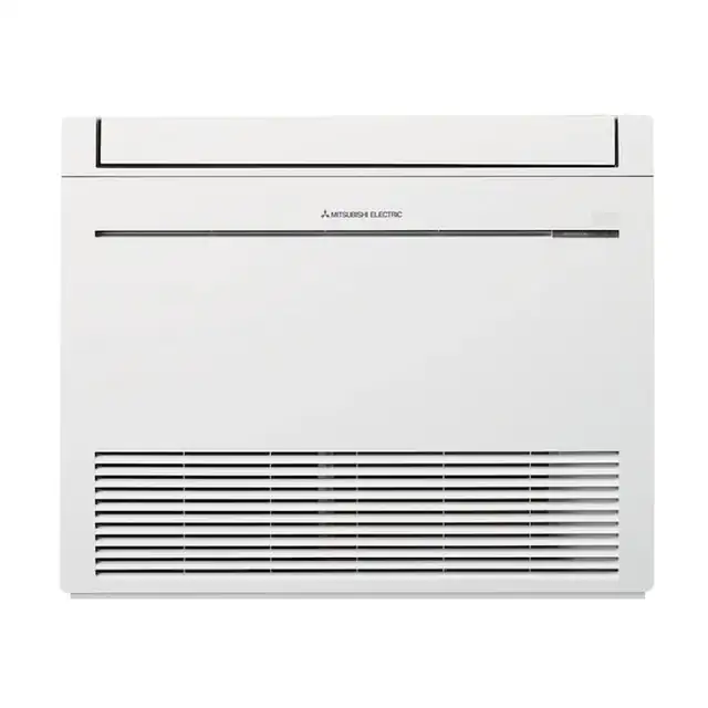 Aer conditionat tip consola Mitsubishi MFZ-KT35VG/MUZ-AY35VG, Flux multiplu, Autorestart, Purificare aer, 12000 BTU, Clasa A++/A+, Alb