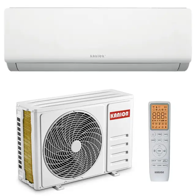 Aparat de aer conditionat Kanion Premium 2026, 24000 BTU, Clasa A++/A+, Wi-Fi, Inverter, Golden Fin, 4D