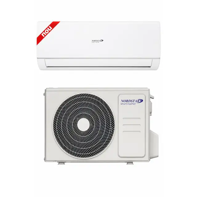 Aparat de aer conditionat NordStar WINTERPACK, 12000 BTU, Incalzire eficienta pana la -20°C, Rezistente electrice, WI-FI, Mod ECO