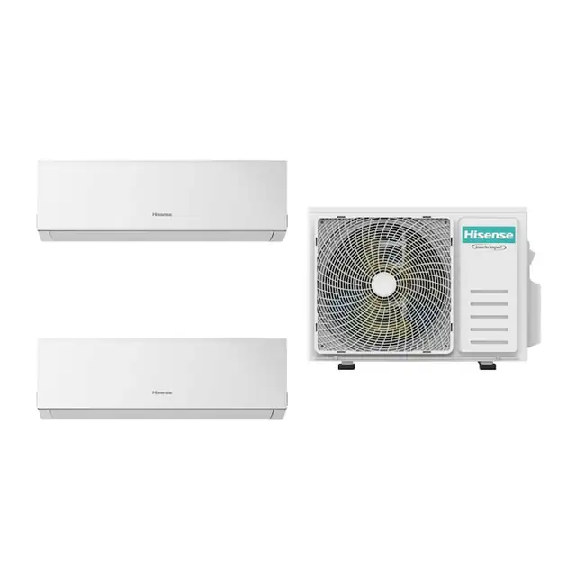 Aparat de aer conditionat multisplit Hisense cu doua unitati interne New Comfort 9000 si 12000 BTU