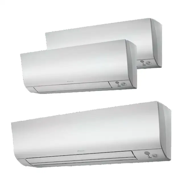 Sistem aer conditionat Daikin pentru 3 incaperi, multisplit, capacitate 6,80 kW, 7+9+18000 btu, model Perfera, Refrigerant R32, clasa A+++/A++, Bluevolution Inverter + ansamblu asimetric de amortizoare VibraZerro RX60XL