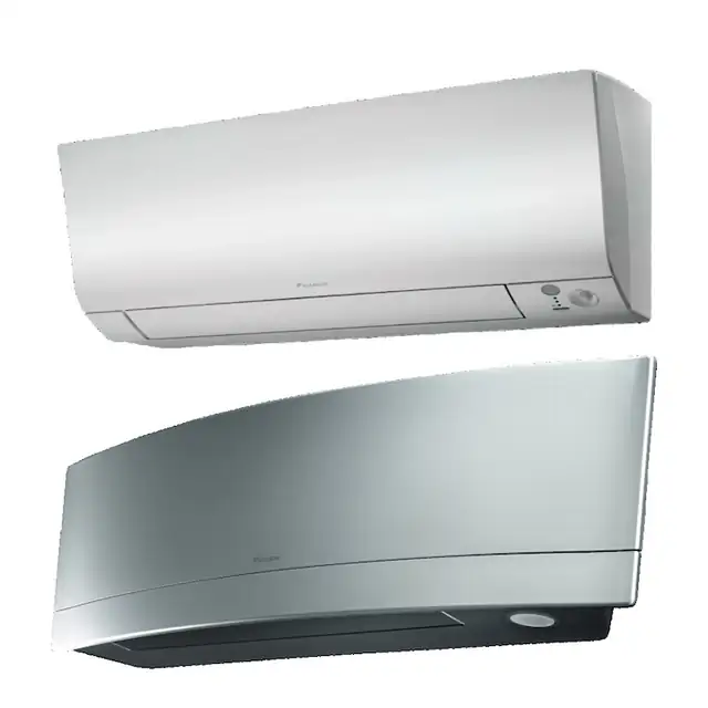 Sistem aer conditionat Daikin pentru 2 incaperi, multisplit, capacitate 5,00 kW, 12000 btu Emura Silver + 9000 btu Perfera, Refrigerant R32, clasa A+++/A++, Bluevolution Inverter + ansamblu asimetric de amortizoare VibraZerro RX60XL