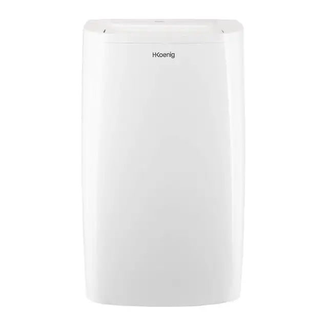 Aparat de aer conditionat portabil cu telecomanda H.Koenig, KOL7812, functii incalzire/dezumidificare, 12.000 BTU, inverter, clasa energetica de racire A, mod Sleep, 3 trepte ventilare, kit evacuare aer inclus, adaptor fereastra, alb