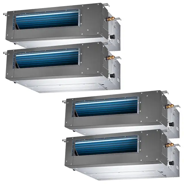 Aer conditionat Multisplit Duct Vivax ACP-28COFM82AERI / 4x ACP-12DT35AERI, R32, Inverter, Clasa A++, Pompa de drenaj incorporata, Auto Restart, Autodiagnoza, Autocuratare