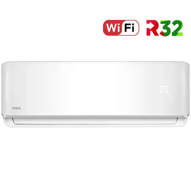 Aer conditionat Vivax ACP-09CH25AERI R-Design Wi-Fi, Inverter, 9000 BTU/h, Clasa A++, Ionizator, I feel, Autodiagnoza, Autocuratare, Autodetectie scurgeri freon, filtru Bio, filtru Anti-Praf, ECO-Mode