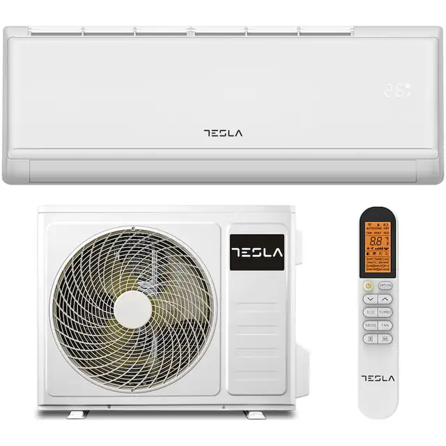 Aparat de aer conditionat TESLA TT34EXC1-1232IAWPC, 12000 BTU Wi-Fi, Clasa A++, kit instalare inclus, Functie Turbo, I Feel, Autocuratare, Filtru lavabil, alb