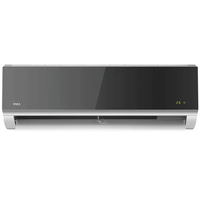 Aer conditionat Vivax ACP-18CH50AERI Silver Mirror R-Design Wi-Fi, R32, Kit de instalare inclus, Inverter, 18000 BTU/h, Clasa A++, Ionizator, I feel, Autodiagnoza, Autocuratare, ECO-Mode
