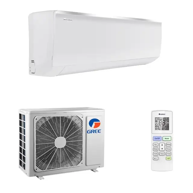 Aparat de aer conditionat Gree Bora A4 Silver GWH09AAA-K6DNA4A Inverter, A++, freon R32, Control WiFi, Filtru Silver Ion si Cold Plasma, I Feel, Afisaj Ceas, Kit instalare inclus