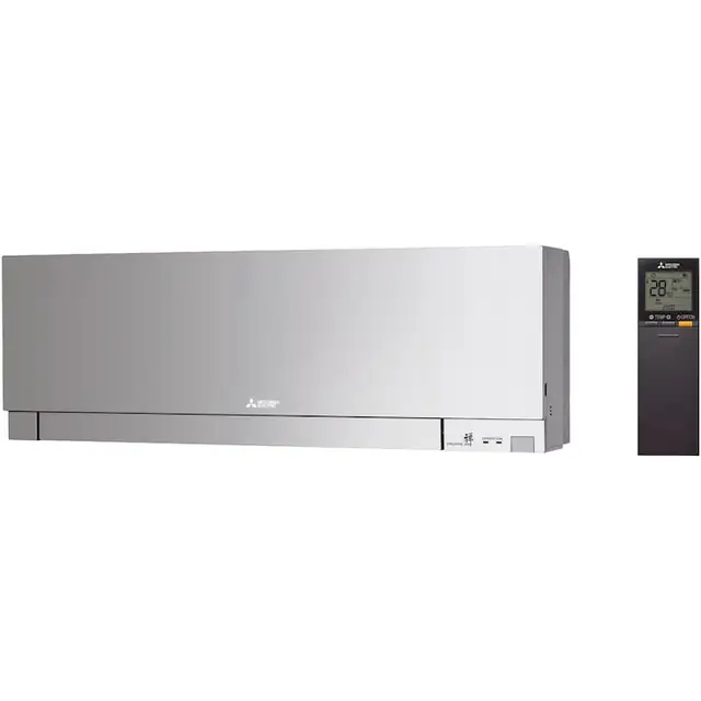 Aparat de aer conditionat Mitsubishi 9000 BTU Wi-Fi, Clasa A+++, Quiet Comfort, High Energy-Savings, V Blocking Filter, Stylish Line-up, Kirigamine Zen MSZ-EF25VGKS, argintiu