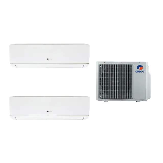 Aer conditionat multisplit Gree cu doua unitati interne 2×Bora A5 12000 BTU si unitate externa de 18000 BTU