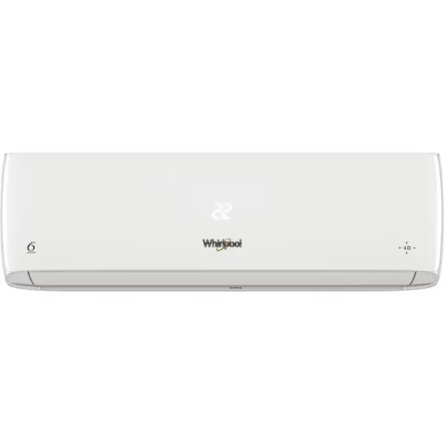 Aparat de aer conditionat, Whirlpool SPICR 312W, 3.5kW, functie de incalzire, Tehnologie 6th sense, Functie de racire turbo, Clasa energetica A++, Alb