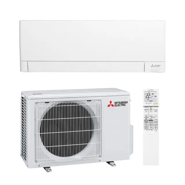 Aparat de aer conditionat Mitsubishi Electric Linea PLUS MSZ-AY25VGKP-MUZ-AY25VG Inverter, 9000 BTU, WiFi integrat, R32, Clasa A+++, purificare Plasma Quad Plus, Functie MELCloud, Timer saptamanal, design elegant